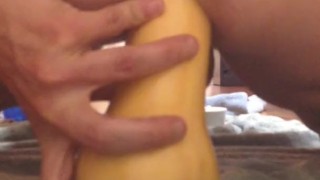 getting gaped by a big squash