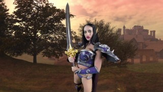 Victoria June gets by fucking and sucking her captor
