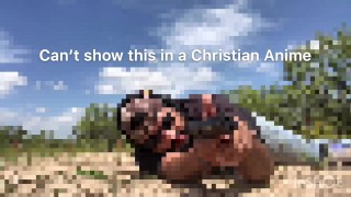 Glock-chan gets it from a lewd angle