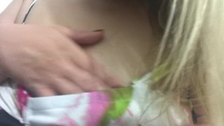 Carlycurvy plays with boobs and dirty talk