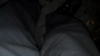 Took my morning piss outside
