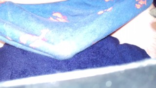 Pillow humping through boxers R*