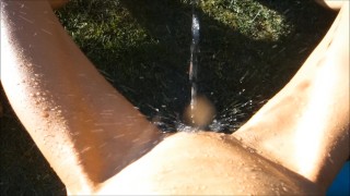 first extreme pee piss battle Compilation pissing non stop her view wet pov