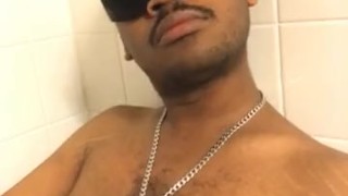 Relaxed in hot bubble bath