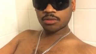 Relaxed in hot bubble bath