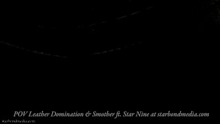 Leather Domination - Face Sitting Ass Smother POV HOM - Trailer