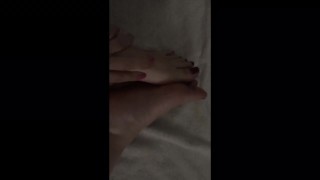 Carlycurvy feet dirty talk and cum countdown