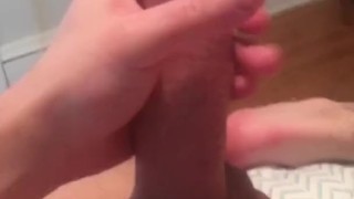 Jerking Off and Making Her Watch While We Both Go Crazy