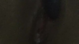 Masturbation with vibrator