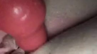 Wet Pussy fucked by Bad Dragon Fox Dildo