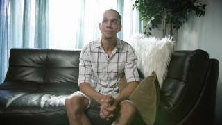 Young Amateur Black Dude Jerking Uncut Cock & Ass Plays