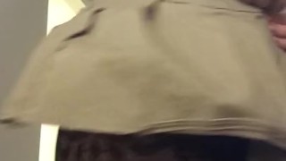 Latina Police fishnet big natural tits
