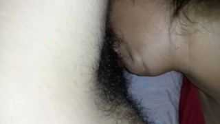 Mamada profunda se toma toda la leche