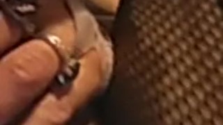 Hot Raven haired slut Scarlett Dinardo plays with a toy