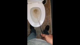 Just feeling naughty and taking a piss