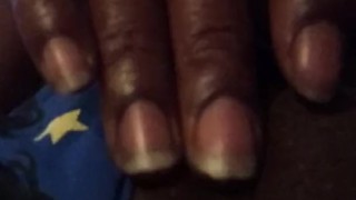 Ebony wet pussy needs dick