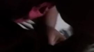 Homemade ebony wife blowing friend