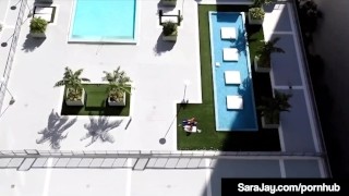 Hot Horny Milf Sara Jay Face Fucks BBW Samantha 38G!