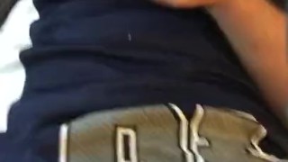 Coming on my football uniform