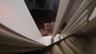 Caught Wife playing with her toy again!