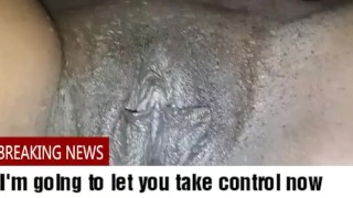 Slim Ebony Video 51 legs spread on bed ♡¿◇ showing hairy pussy