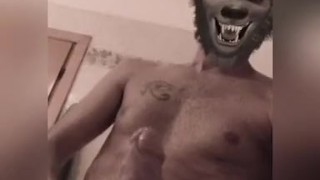 Wolfman cumshot