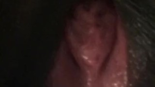 Tickling my clit plus a little fart surprise lol