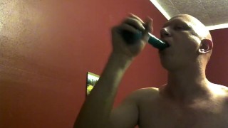 piggy blowjob practice with toy 9/4/18