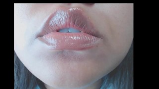 Mouth + Lip gloss application