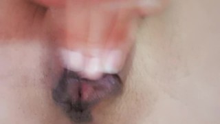 Rubbing clit until I cum