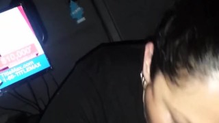 Girl tries to swallow Monster Cock