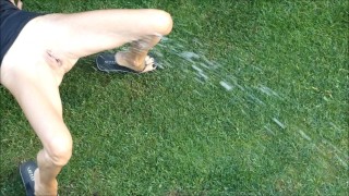 New outdoor power pissing vid she pisses like a fountain jummy