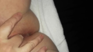 Playing with herself