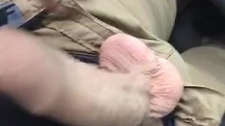 Big dick public place