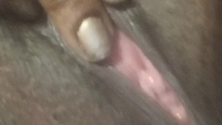 Playing with my pussy part #2 (shaved)