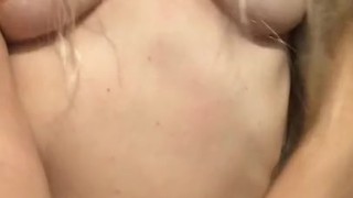 Sexy Milf sneaking away to show her titties
