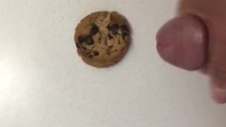 Portuguese Canadian Boy Cum on and Eat Cookie