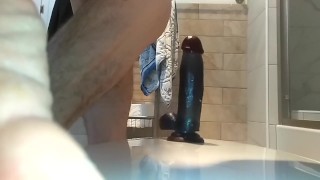 Shower Dildo Fun