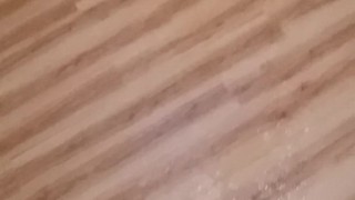 Pissing in the kitchen