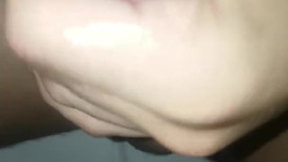 Cumshot after edging big cock