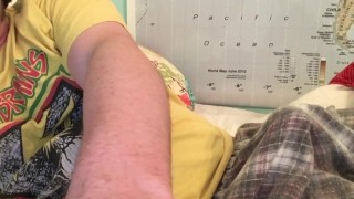 Got Hard in my Pajamas, Horny Camguy Cock Bulge!