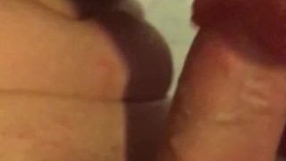 Too much sperm in my mouth! Help! / Massive oral creampie