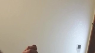 Nice View of Cock and Balls Cumshot