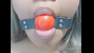 Erotic Ball Gag Drool