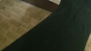 worship my legs in leggings