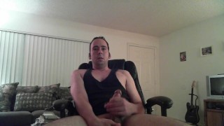 Large Penis Size Comparison with Lube Bottle and POV Spews