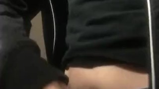 Teaser while IN THE WORK BATHROOM