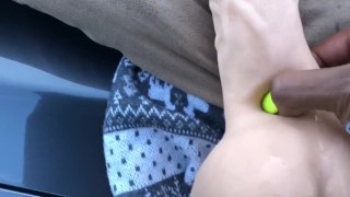 Trying my New Toy in a New Public Place (TS PublicPrincess)