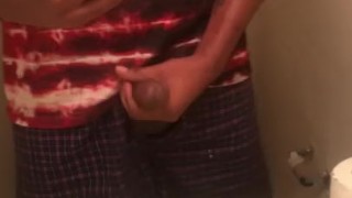 Sitting outback of the crib and got horny