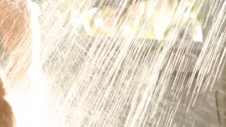 Teen Ava Skye Nasty Outdoor Shower